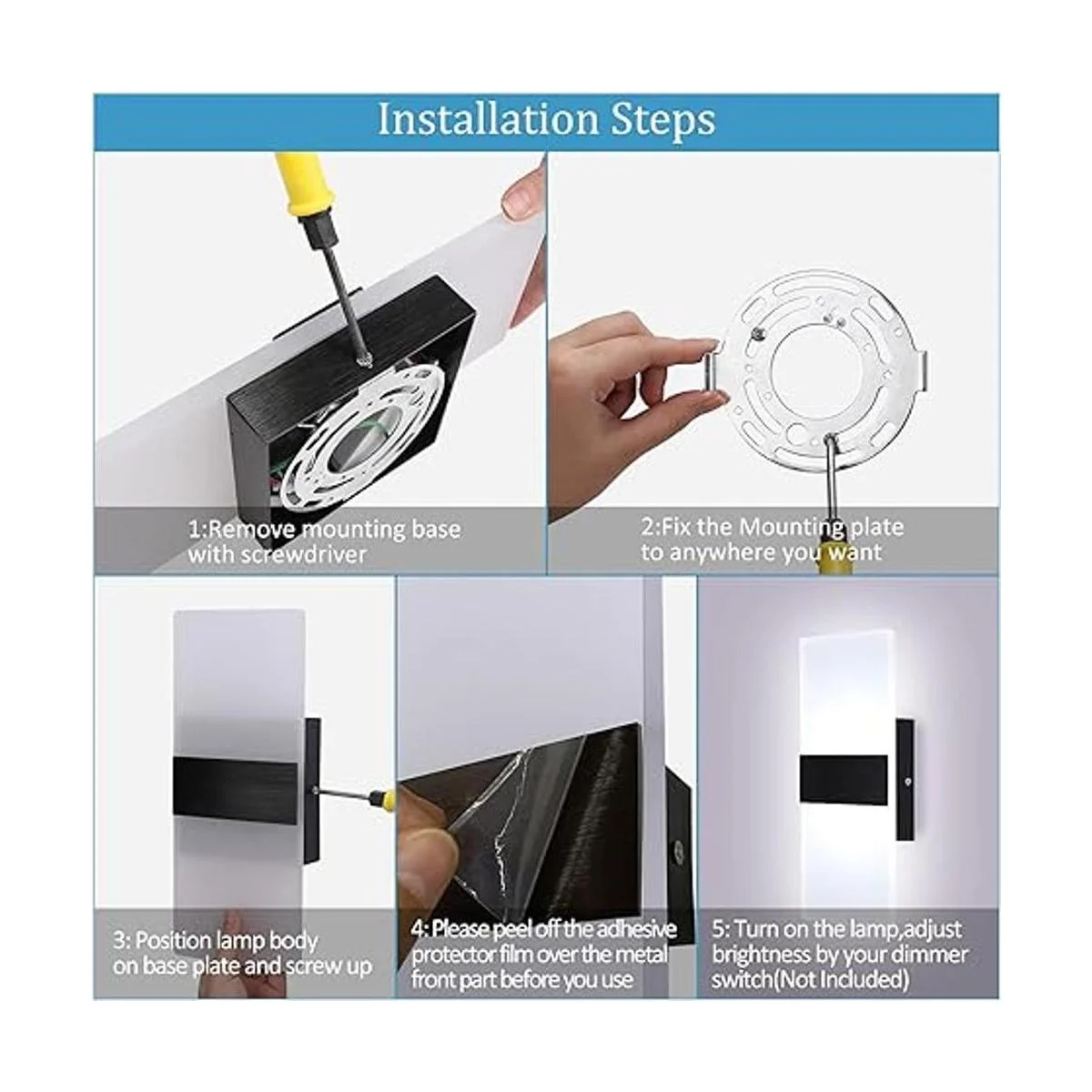 LIGHTESS Modern Wall Apliques de pared LED para interiores_7