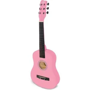 CB SKY Guitarra acústica rosa de madera de 30 pulgadas_2