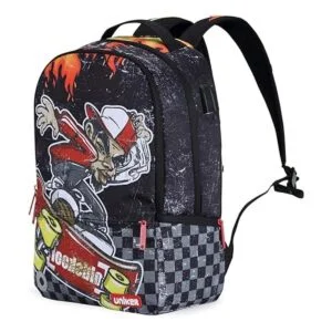Mochila para laptop con puerto USB mochila de graffiti_1