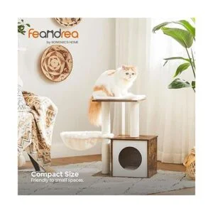 FEANDREA rbol de gato pequeño para gatitos torre moderna_2