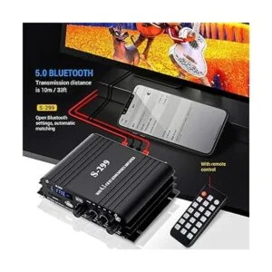 Facmogu S299 Amplificador de potencia Bluetooth de 40 W x_3