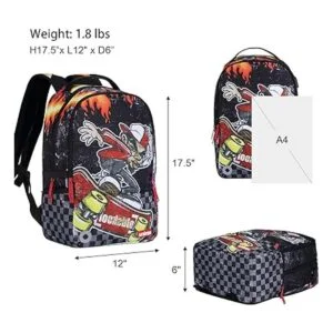 Mochila para laptop con puerto USB mochila de graffiti_3