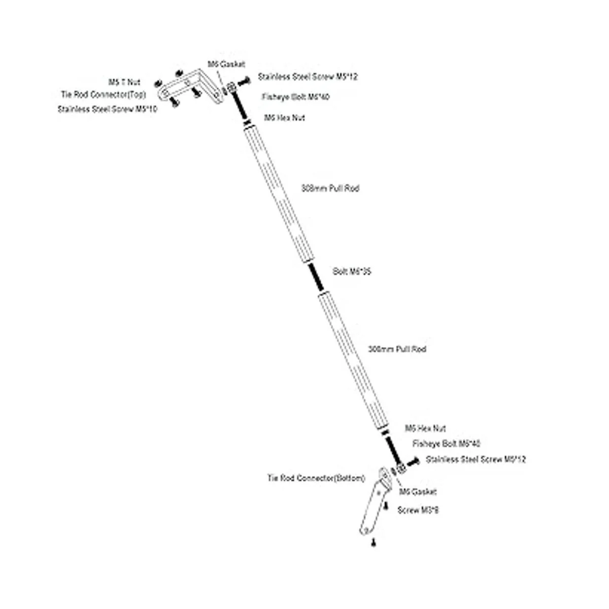 Befenybay Juego de varillas de soporte para impresora 3D_7
