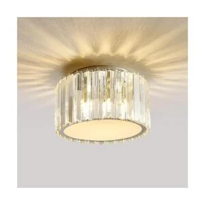 BUXVRCS Lámpara de techo de cristal moderna con montaje_2