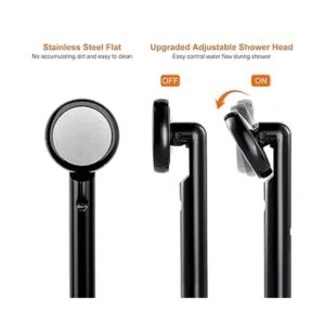 KEDSUM Cabezal de ducha portátil de campamento con dos_2