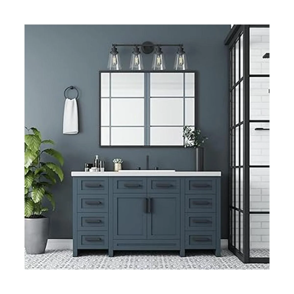 Prominence Home Helenah Lámpara de tocador de baño con 4_3