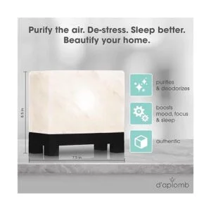 Lámpara de sal del Himalaya 100 auténtica rectangular_4