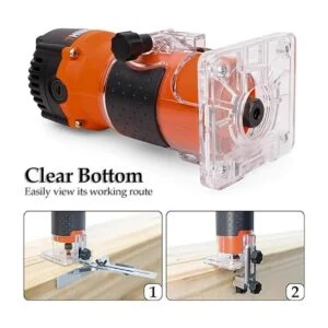 THINKWORK Fresadora compacta 6.5Amp 1.25 HP kit de_5