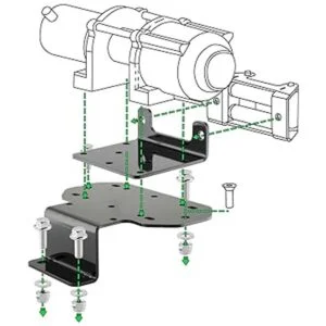 WeiSen Kit de placa de montaje para cabrestante delantero_3