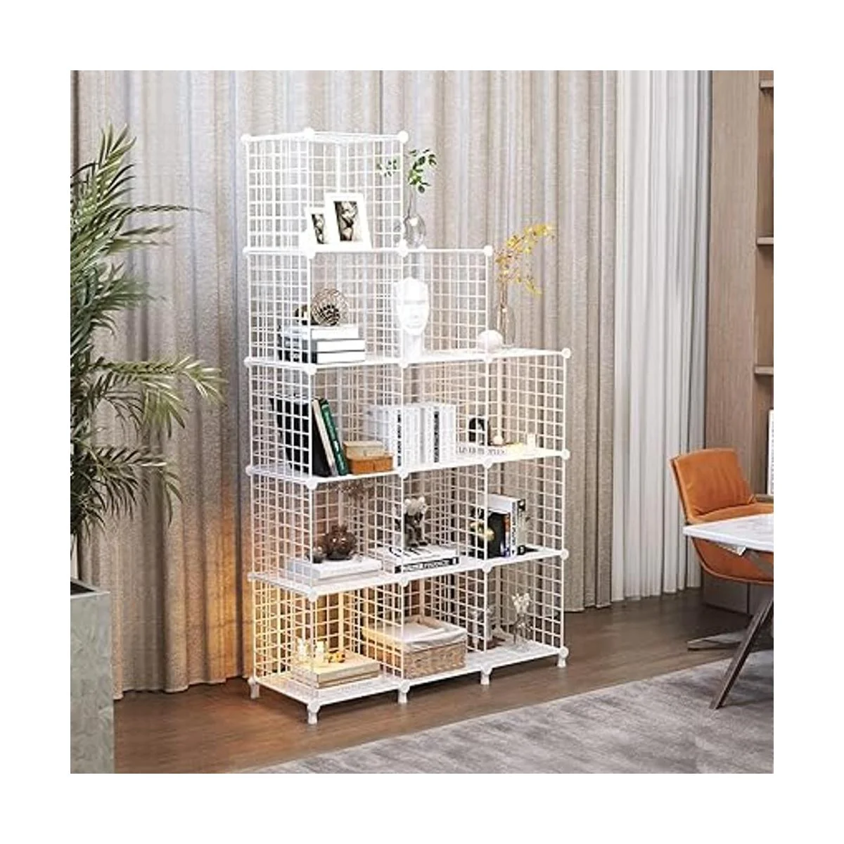 AWTATOS Organizador de almacenamiento de cubos de alambre_5