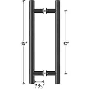 EaseLife Manija de puerta de doble cara de 16 pulgadas_7
