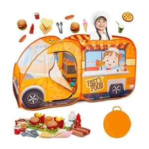Tienda de campaña de juegos para niños con 54 piezas_1