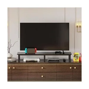 TEAMIX Elevador de monitor doble negro de 42 pulgadas_5