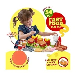 Tienda de campaña de juegos para niños con 54 piezas_2