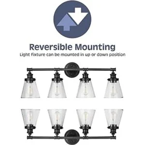 Prominence Home Helenah Lámpara de tocador de baño con 4_7