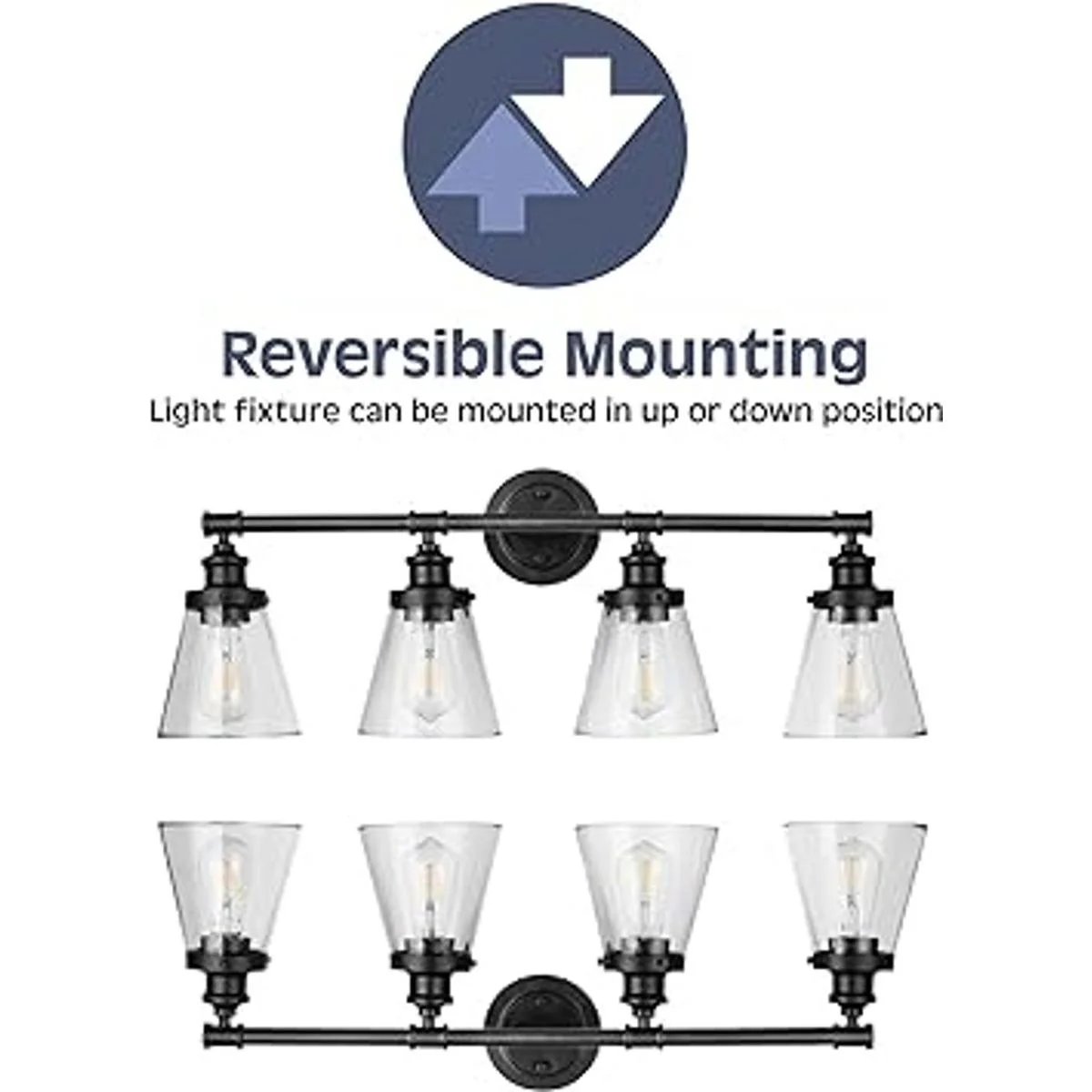 Prominence Home Helenah Lámpara de tocador de baño con 4_7