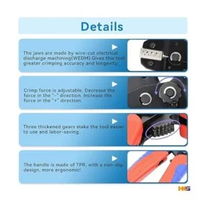 HKS Juego de herramientas de prensado de trinquete de 11_4