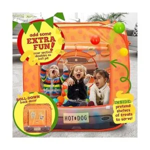 Tienda de campaña de juegos para niños con 54 piezas_3