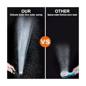 KEDSUM Cabezal de ducha portátil de campamento con dos_3