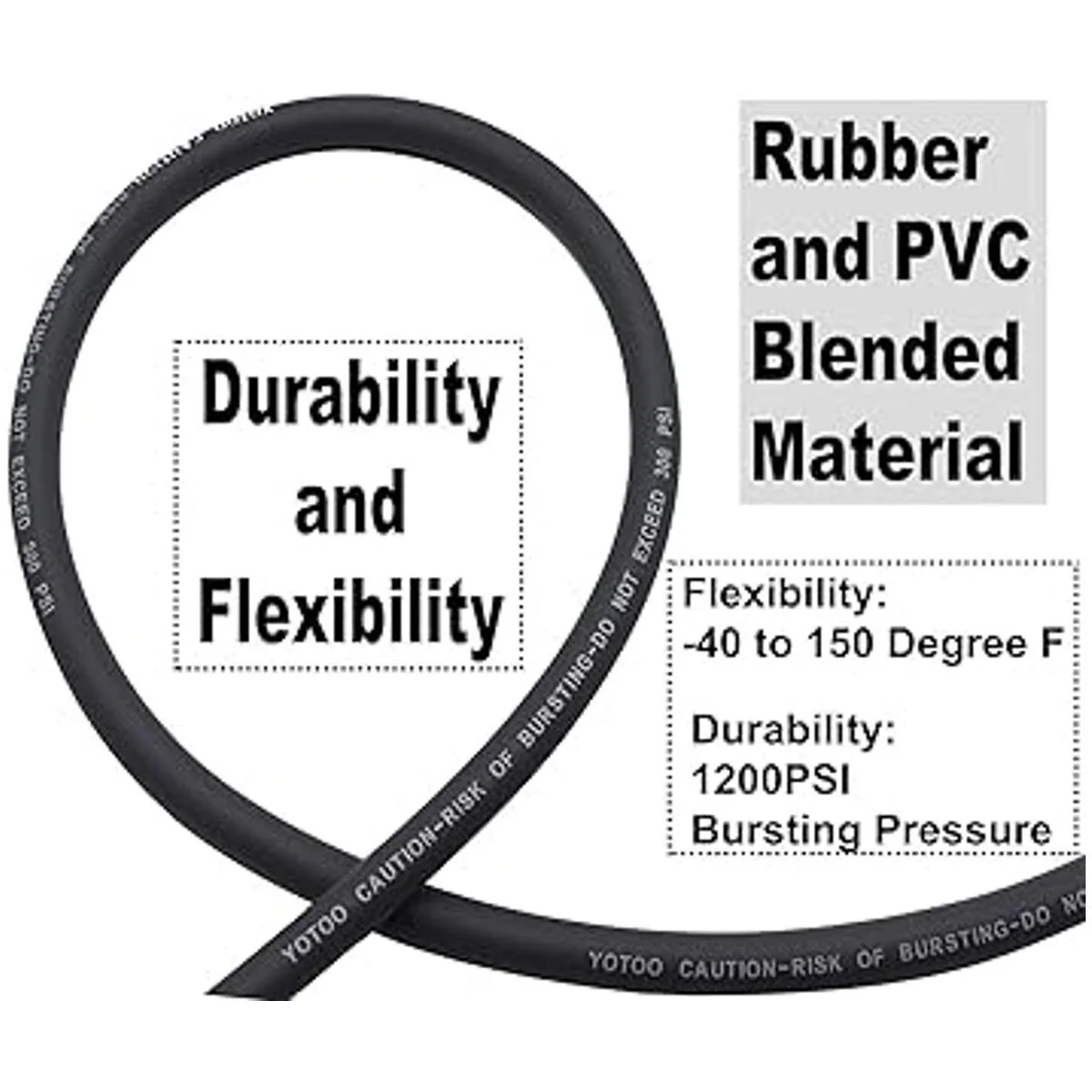 YOTOO Manguera de aire híbrida de 38 pulgadas por 100_2