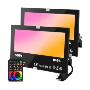 Luz de inundación LED RGB para exteriores de 40 W 4000 LM_1