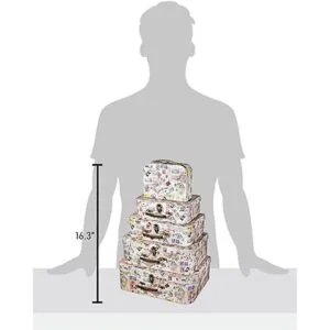 Decoración de fiesta temática de viaje cajas de cartón_5