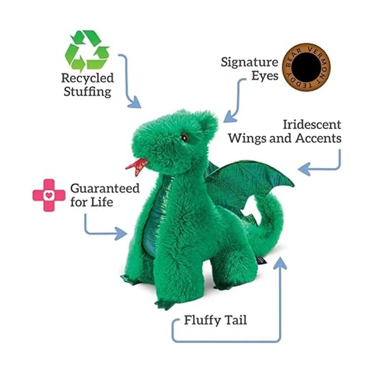 Vermont Teddy Bear Dragón de peluche Animal de peluche de_6