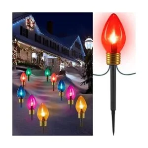 Luces de Navidad gigantes C9 decoraciones de césped para_1