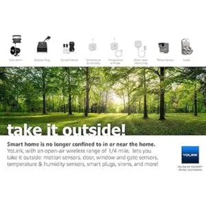 YoLink Sirena de seguridad para exteriores y kit de_4