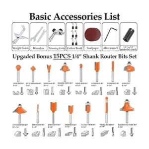 THINKWORK Fresadora compacta 6.5Amp 1.25 HP kit de_2