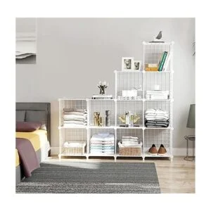 AWTATOS Organizador de almacenamiento de cubos de alambre_4