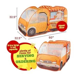 Tienda de campaña de juegos para niños con 54 piezas_5