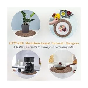 GFWARE Juego de 8 manteles individuales redondos de 15_5