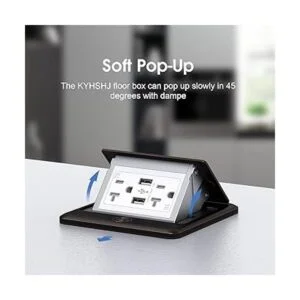 KYHSHJ Cargadores USB de 4.8 A caja de acero inoxidable_4