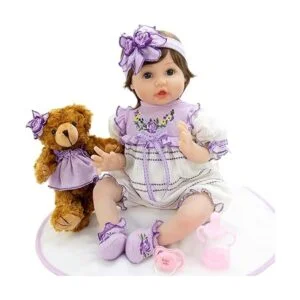 Aori Muñecas Reborn de bebé de 22 pulgadas Lifelke de bebé_2