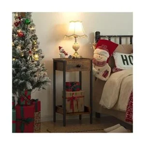 HOOBRO Mesita de noche mesa auxiliar mesita de noche_4