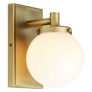 Pathson Aplique de pared vintage con cristal de globo_1