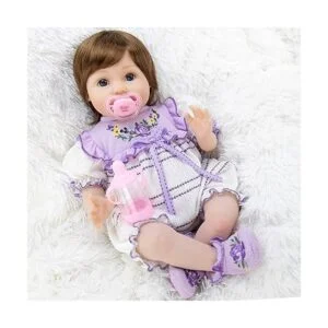 Aori Muñecas Reborn de bebé de 22 pulgadas Lifelke de bebé_3