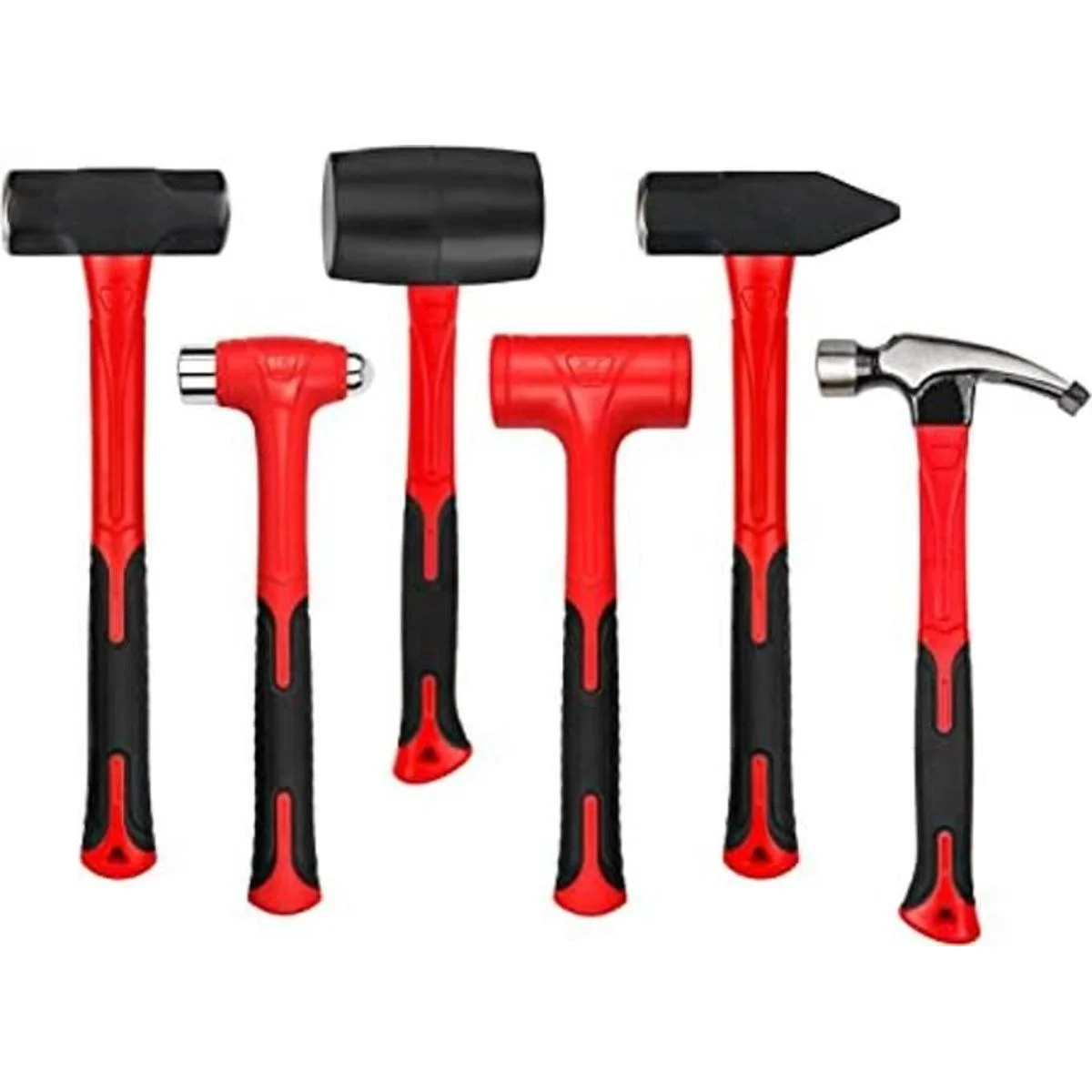 CT Juego de martillo de 6 piezas mango de fibra de_1