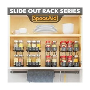 SpaceAid Organizador de especias extraíble para gabinete_5