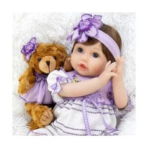 Aori Muñecas Reborn de bebé de 22 pulgadas Lifelke de bebé_5