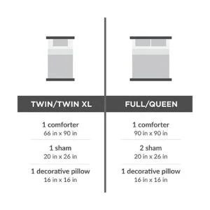 Codi Juego de edredón color gris y plateado con estampado_6