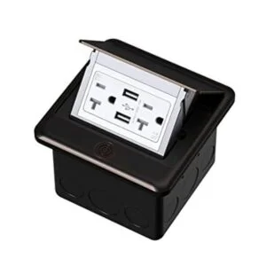 KYHSHJ Cargadores USB de 4.8 A caja de acero inoxidable_1