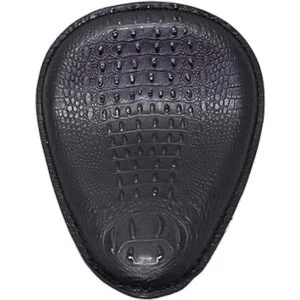 munirater Asiento de resorte negro para motocicleta con_7