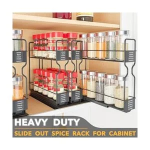 SpaceAid Organizador de especias extraíble para gabinete_2