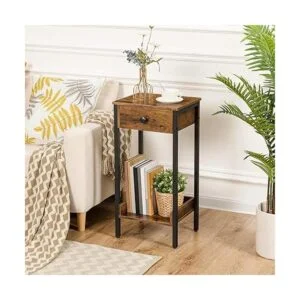 HOOBRO Mesita de noche mesa auxiliar mesita de noche_2