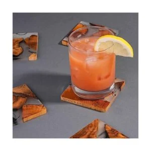 Avocrafts Juego de posavasos de madera posavasos epoxi_2