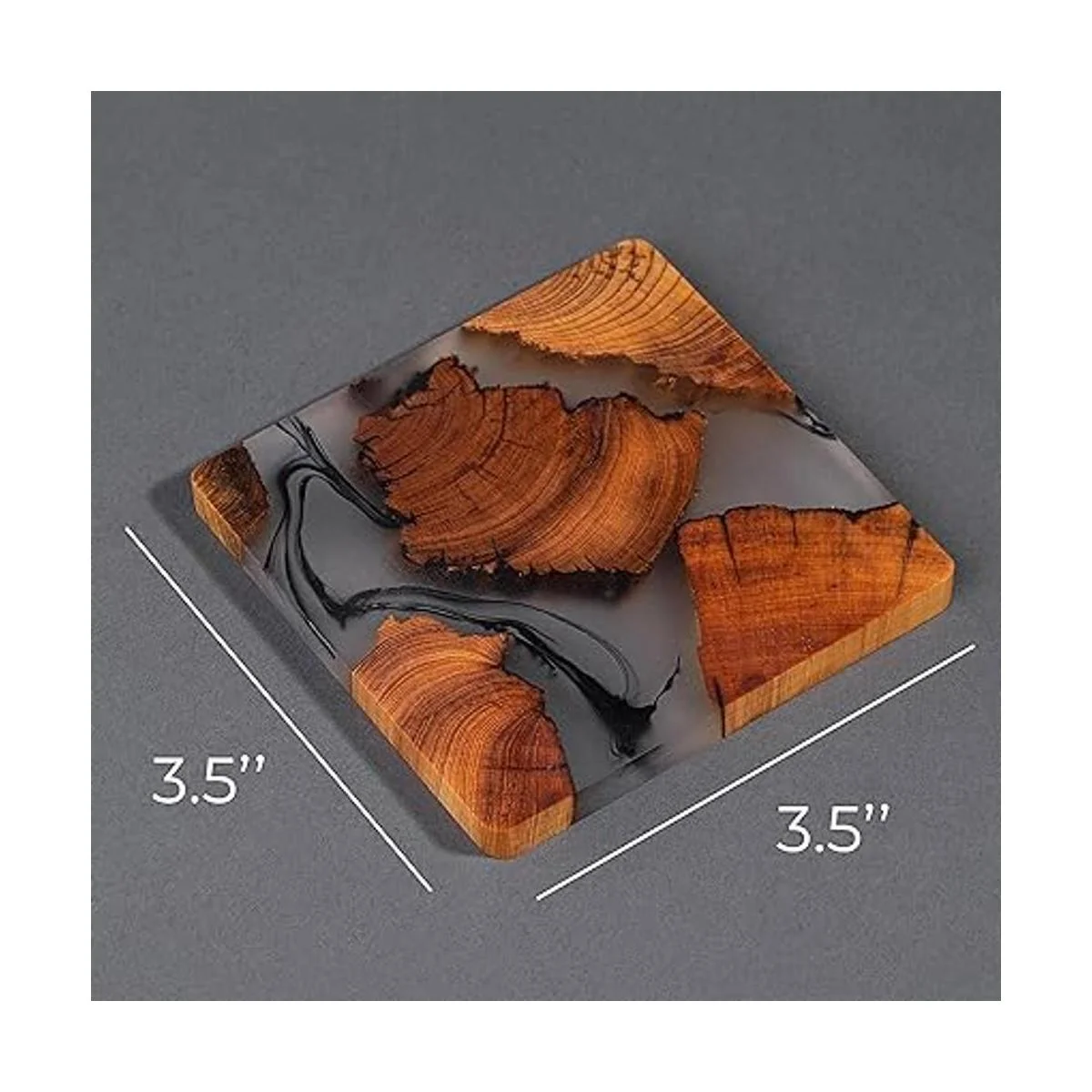 Avocrafts Juego de posavasos de madera posavasos epoxi_3