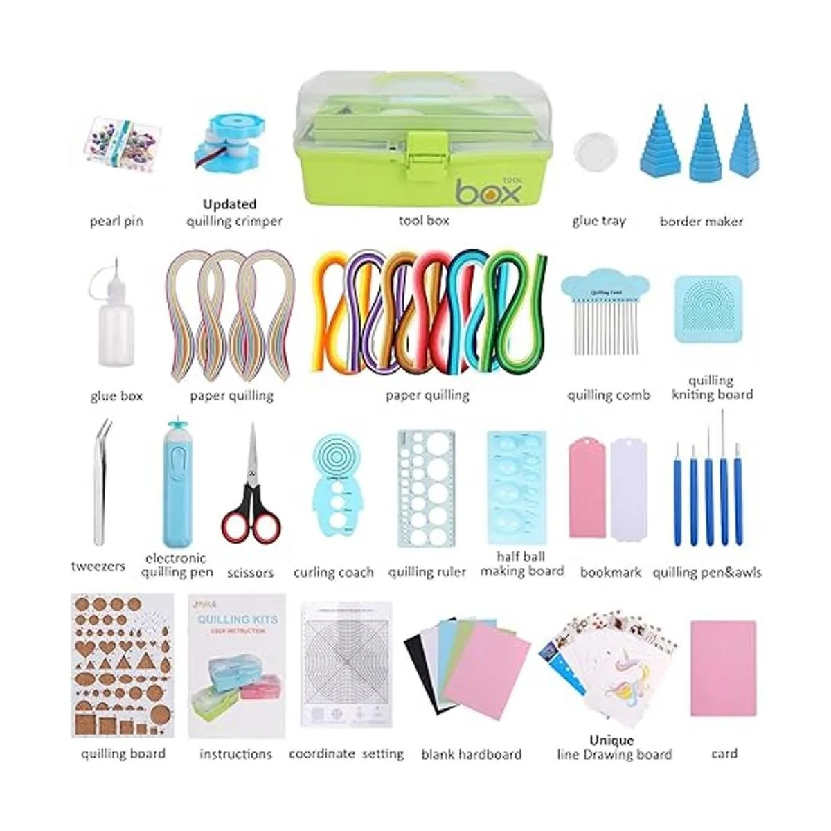 JoyPlus Kits de quilling para principiantes con manual_5