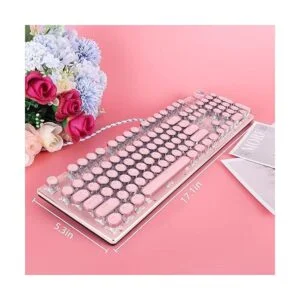 Teclado retro Steampunk estilo máquina de escribir_3